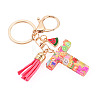 Fruit Series Letter Resin Keychains KEYC-TAC0033-02T-2