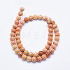 Natural Imperial Jasper Beads Strands G-A175B-8mm-07-3