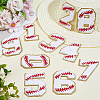 1Bag Sport Theme Number 0~9 Embroidery Cloth Iron on/Sew on Patches PATC-CY0001-65C-4
