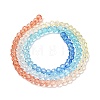Transparent Painted Glass Beads Strands DGLA-A034-T3mm-A13-5