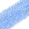 Electroplate Glass Beads Strands EGLA-A044-T1mm-L14-1