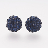 Polymer Clay Rhinestone Beads RB-K050-10mm-C15-2