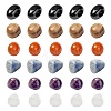 12Pcs 6 Style Natural Mixed Gemstone Beads X-G-FS0001-72-1
