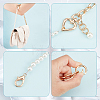 2Pcs 2 Colors ABS Imitation Pearl Bag Chain FIND-WR0004-49-2