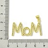 Mother's Day Real 18K Gold Plated Brass Micro Pave Cubic Zirconia Pendants KK-H472-06C-G01-3