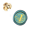 Wax Seal Brass Stamp Head AJEW-WH0130-877-2