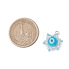 Beaded Star Eye Charms PALLOY-MZ00574-05-2