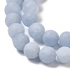 Natural Dyed White Jade Beads Strands G-M402-B01-06-3