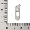 Non-Tarnish 304 Stainless Steel Pendants STAS-O005-16P-3