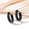 304 Stainless Steel Polishing Effect Hoop Earrings EJEW-M001-38P-1