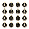 Golden Plated Alloy Charms X-ENAM-S118-02I-2