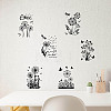 8 Sheets 8 Styles PVC Waterproof Wall Stickers DIY-WH0345-064-6