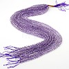 Natural Amethyst Round Bead Strands G-E250-16-1
