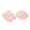 Baking Paint Glass Bead Caps GLAA-S202-04E-2