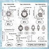 DIY Blank Dome Earrings Making Kit DIY-SC0021-60-2