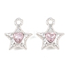 Y2K Style Alloy & Glass Pendants GL-CBA1FD3-01S-01-1