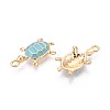 Alloy Enamel Pendants PALLOY-T092-26G-06-2