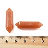 Natural Red Aventurine Double Terminal Pointed Beads G-A231-01E-3