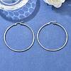 Tarnish Resistant 304 Stainless Steel Big Hoop Earrings EJEW-F105-04P-5