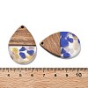 Resin and Walnut Pendants FIND-R051-15B-3