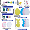 Easter Theme Foam Pendant Decorations HJEW-WH0043-60-2
