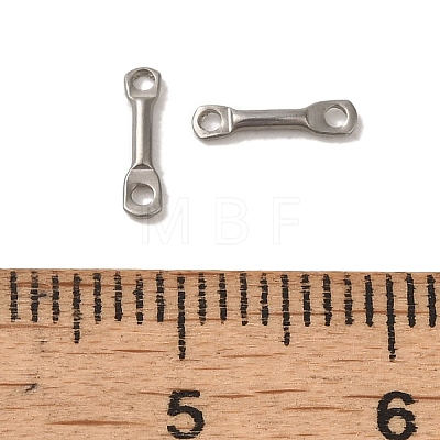 Non-Tarnish 304 Stainless Steel Connector Charms STAS-Q323-04A-P-1