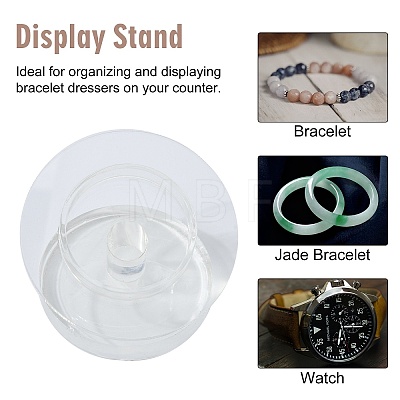 Organic Glass Bracelets/Bangles Display Racks BDIS-N001-02-1
