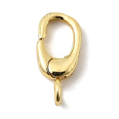 Brass Spring Gate Rings KK-I364-04G-01-1