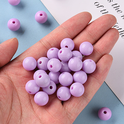 Opaque Acrylic Beads X-MACR-S370-C12mm-A03-1