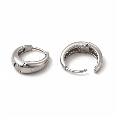 316 Stainless Steel Hoop Earrings for Women EJEW-C004-15P-1