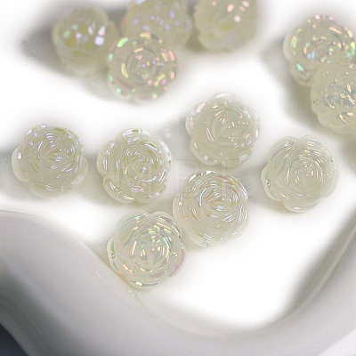 Luminous Plating Acrylic Beads PW-WG10111-01-1