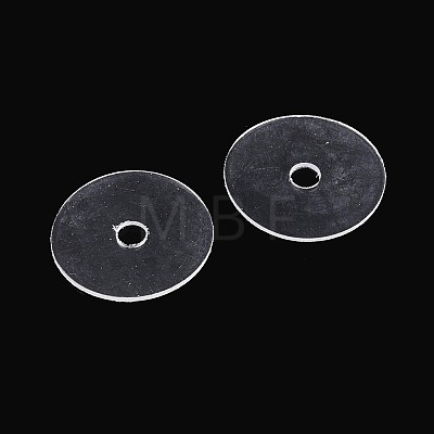 50Pcs Transparent PVC Insulating Gaskets PVC-T006-12mm-01-1