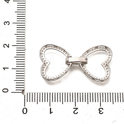 925 Sterling Silver Fold Over Clasps STER-B006-08P-B-1