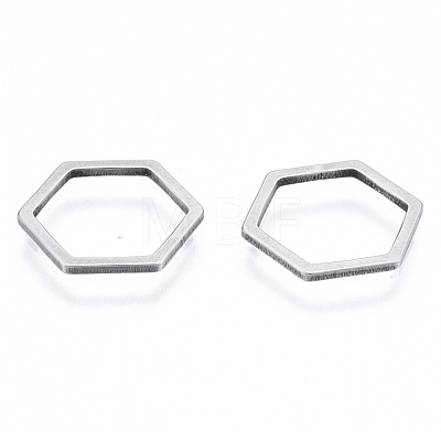 Non-Tarnish 201 Stainless Steel Linking Rings STAS-N090-T03-1-1