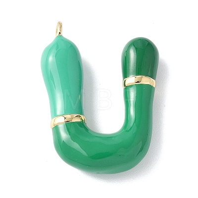 Brass Enamel Pendants KK-E093-03G-U-02-1
