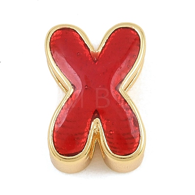 Brass Enamel Beads KK-CBA3FD6-08X-G-1