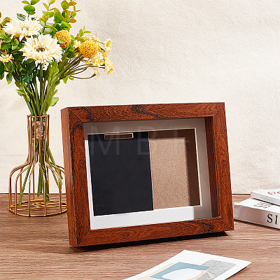 Natural Wood Photo Frames DJEW-WH0038-73B-1