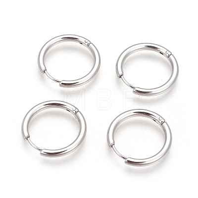 304 Stainless Steel Hoop Earrings EJEW-P177-P-08A-1