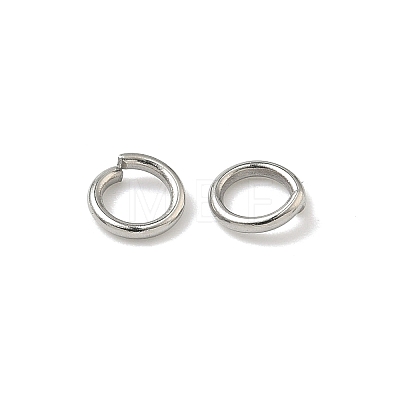 Tarnish Resistant 304 Stainless Steel Open Jump Rings STAS-E067-07-6mm-1