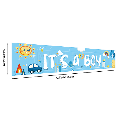 Polyester Hanging Banners Children Birthday AJEW-WH0190-006-1