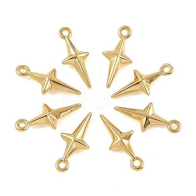 SHEGRACE Brass Star Charms XGR0167G-104G-1
