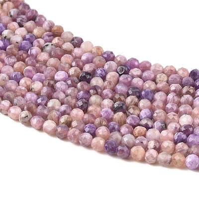 Natural Charoite Beads Strands G-K376-A04-3mm-1