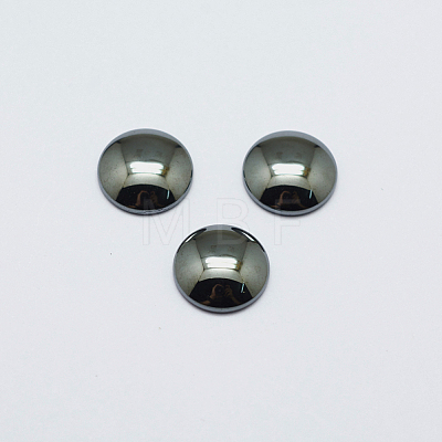 Non-Magnetic Synthetic Hematite Cabochons Z28WB017-1