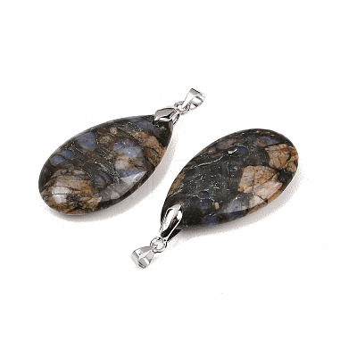 Natural Labradorite Pendants G-D084-01P-B07-1