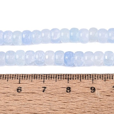Ombre Effect Dyed Glass Beads Strands GLAA-Q106-05A-A15-1