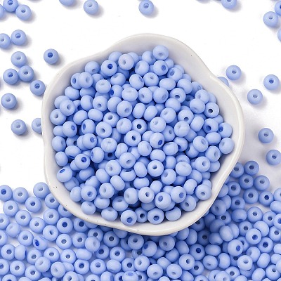 Baking Paint Glass Seed Beads SEED-C003-02B-1