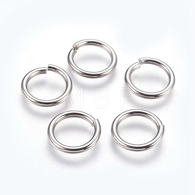 Tarnish Resistant 304 Stainless Steel Saw Cut Open Jump Rings STAS-P212-25P-13-1