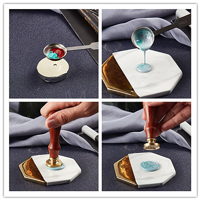 Wax Seal Stamp Set AJEW-WH0208-458-1