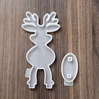 Christmas DIY Reindeer Display Silicone Molds DIY-A034-21-1