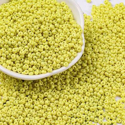 8/0 Baking Paint Glass Seed Beads X1-SEED-M012-02A-48-1